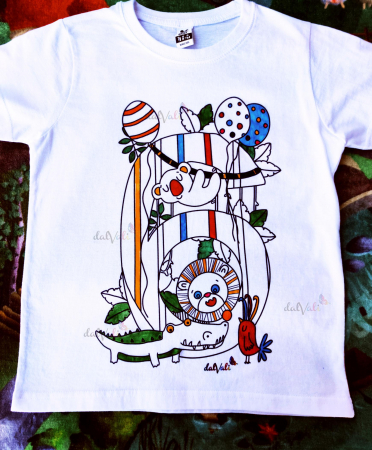 TRICOURI COPII - TRICOU EDUCATIV DE COLORAT 6 ANI