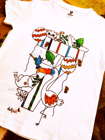 TRICOURI COPII - TRICOU EDUCATIV DE COLORAT 7 ANI