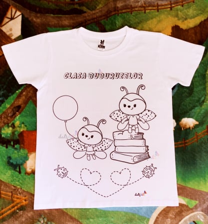 Tricou educativ de colorat Clasa Buburuzelor [3]