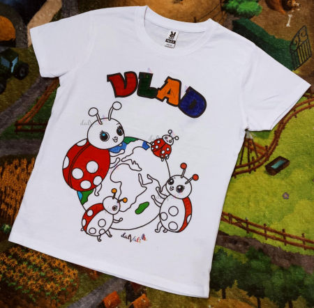 Tricou educativ de colorat Saptamana Verde - Buburuze [1]