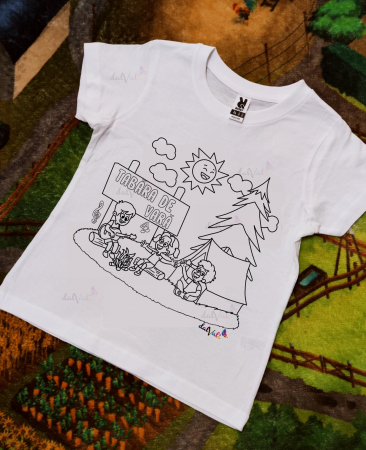 Tricou educativ de colorat Tabara de Vara [1]
