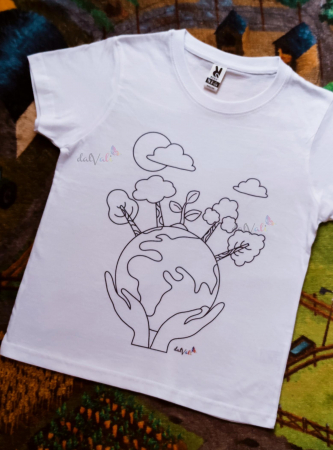 Tricou educativ de colorat Ziua Pamantului [5]