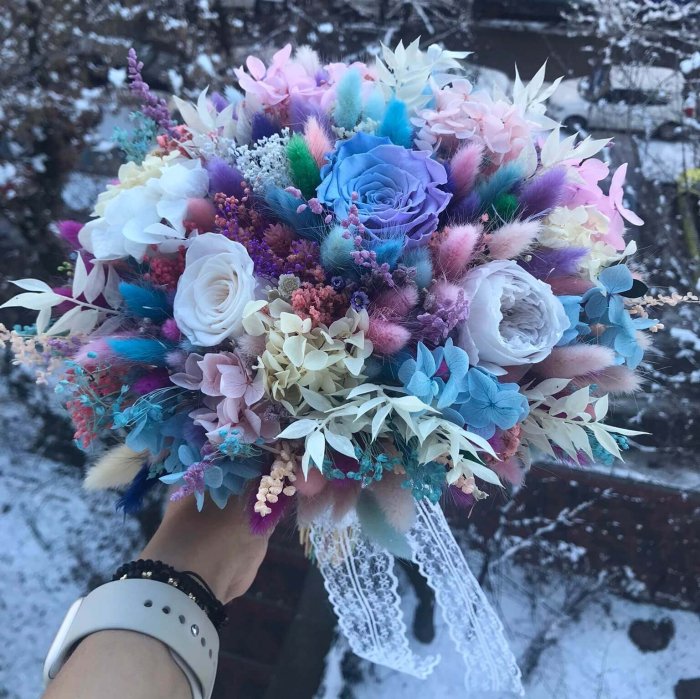 Buchet flori multicolor [3]