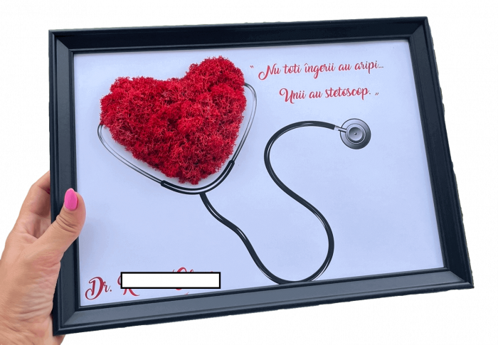 Tablou cu licheni cadru medical [1]