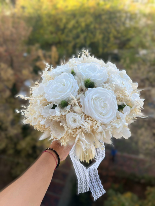 Buchet flori alb [1]