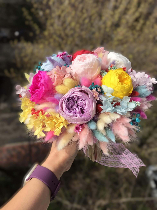 Buchet bujori multicolor [2]