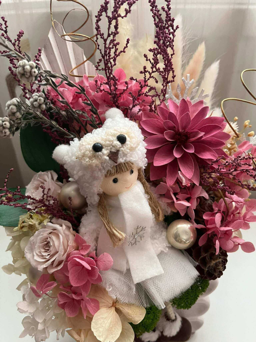 Aranjament floral cu flori ciogenate [1]