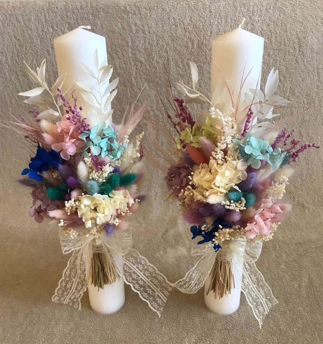 Pachet lumanari nunta + Buchet mireasa [4]