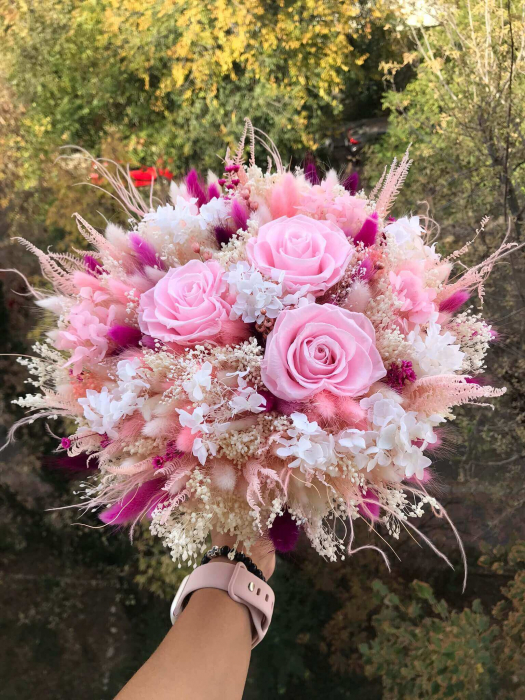 Buchet flori roz [1]