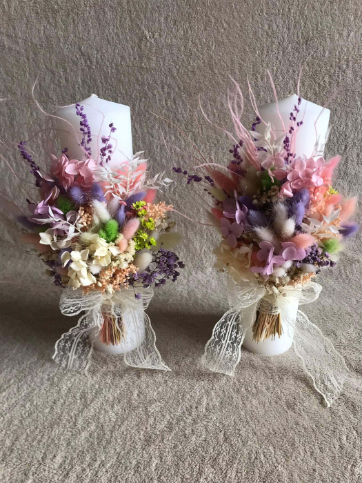 Pachet nunta (Lumanari nunta si buchet flori mireasa) [4]
