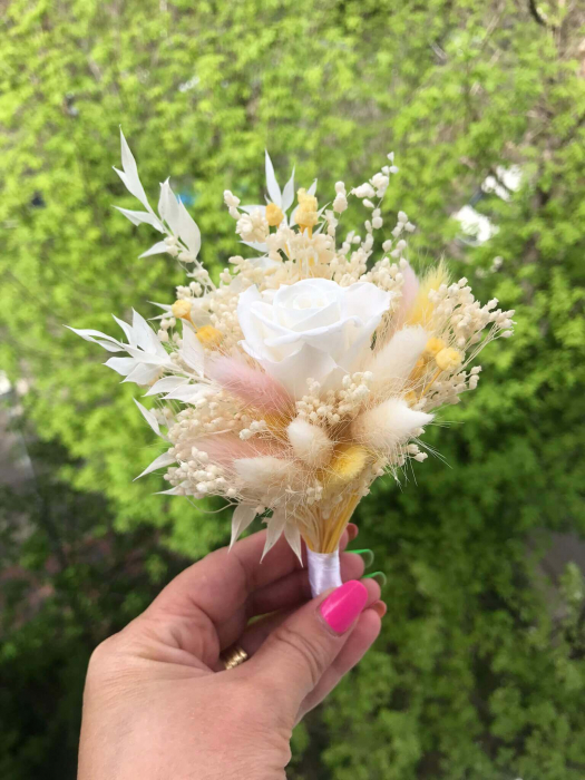 Lumanari nunta si buchet flori mireasa [7]