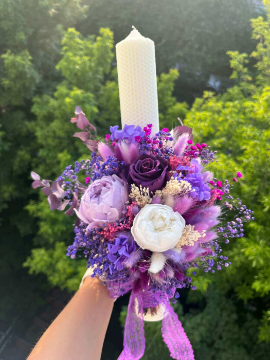 Pachet lumanari nunta + Buchet mireasa [4]