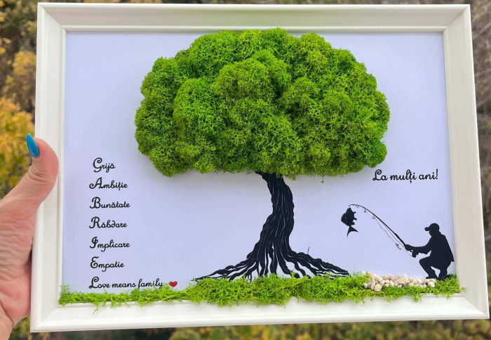 Tablou cu licheni pescar [3]