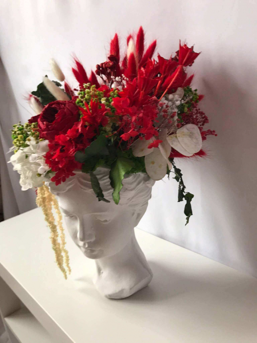 Aranjament floral cu licheni si flori criogenate [4]