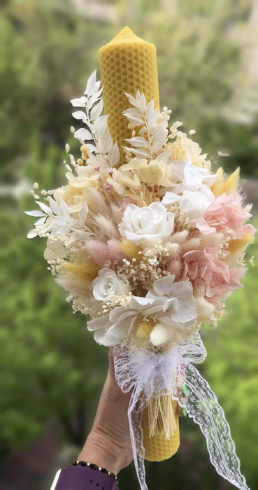 Lumanari nunta si buchet flori mireasa [4]