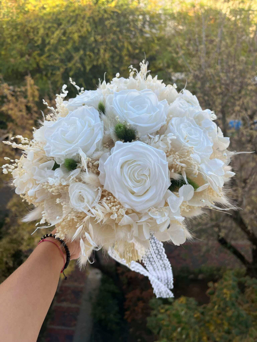 Buchet flori alb [3]