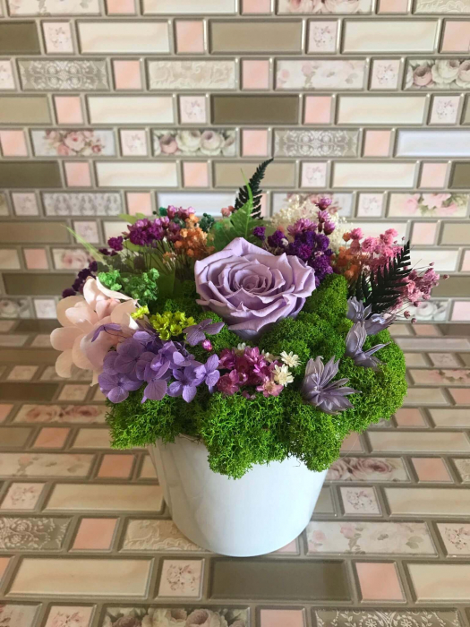 Aranjament floral cu licheni [2]