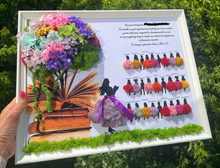 Tablou cu licheni pentru Diriginta [3]