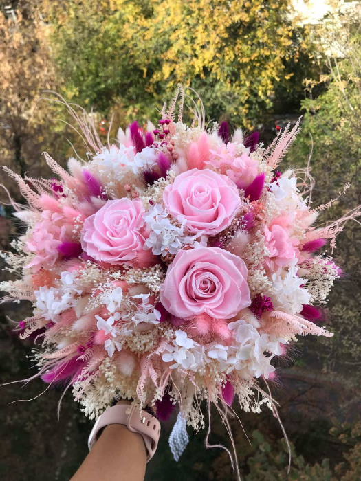 Buchet flori roz [5]