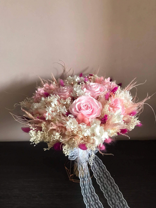 Buchet flori roz [2]