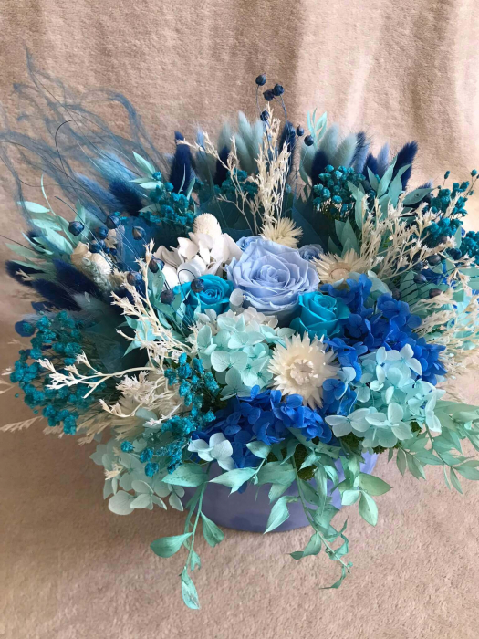 Aranjament floral cu flori criogenate si uscate [4]