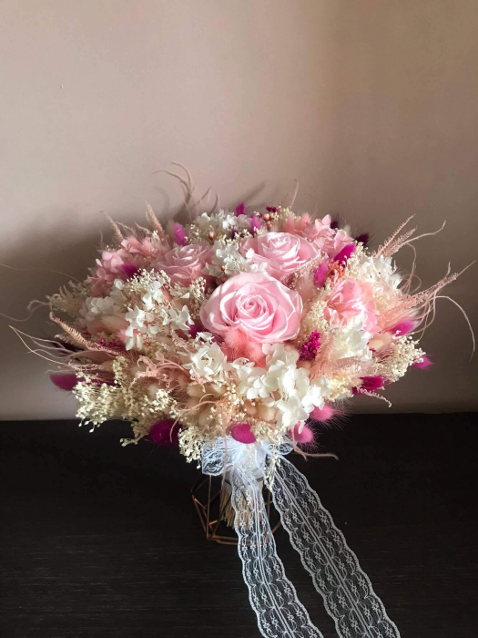 Buchet flori roz [4]