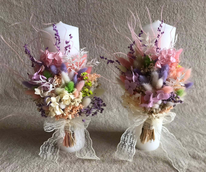 Pachet nunta (Lumanari nunta si buchet flori mireasa) [2]