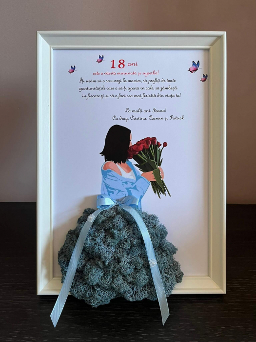 Tablou cu licheni pentru majorat [1]