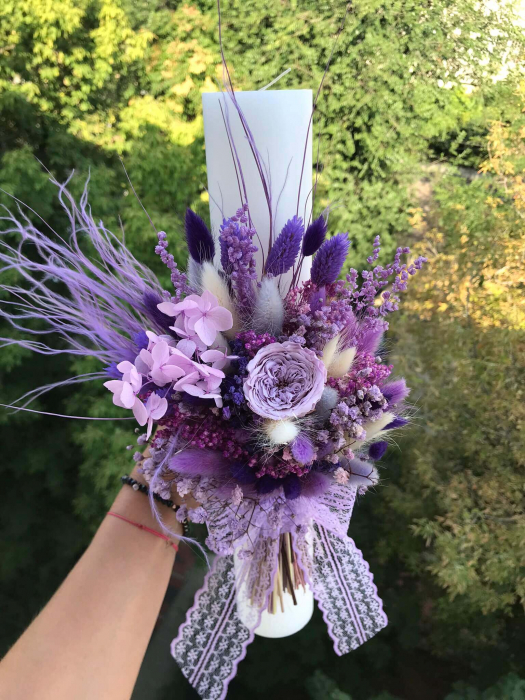 Pachet lumanari nunta + Buchet mireasa [2]