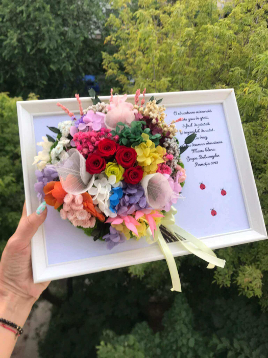 Buchet flori in rama [2]
