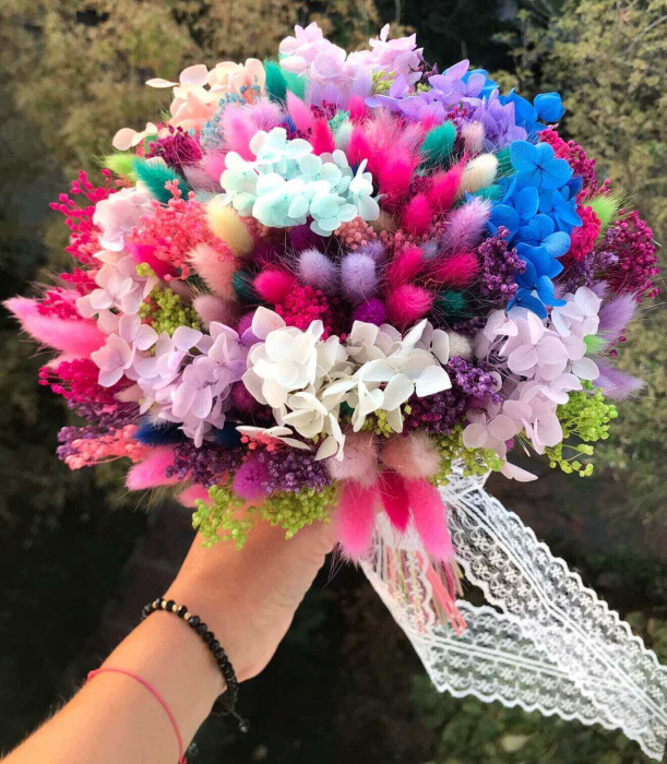 Buchet flori uscate multicolor [3]