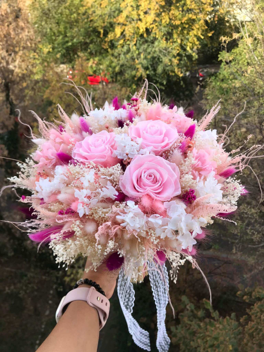 Buchet flori roz [3]