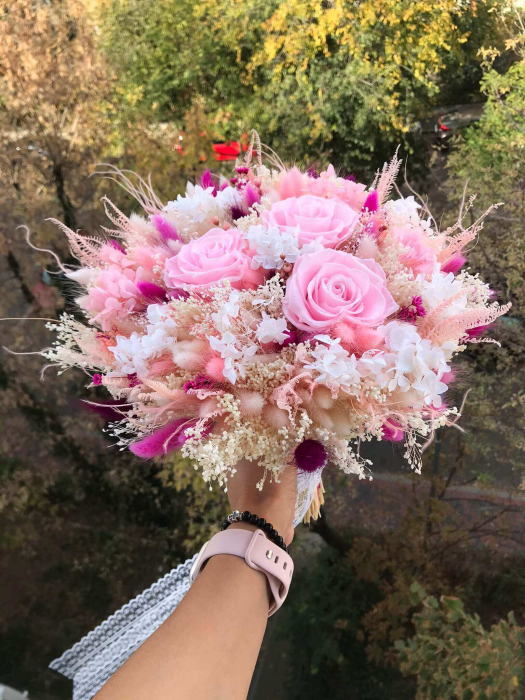 Buchet flori roz [6]