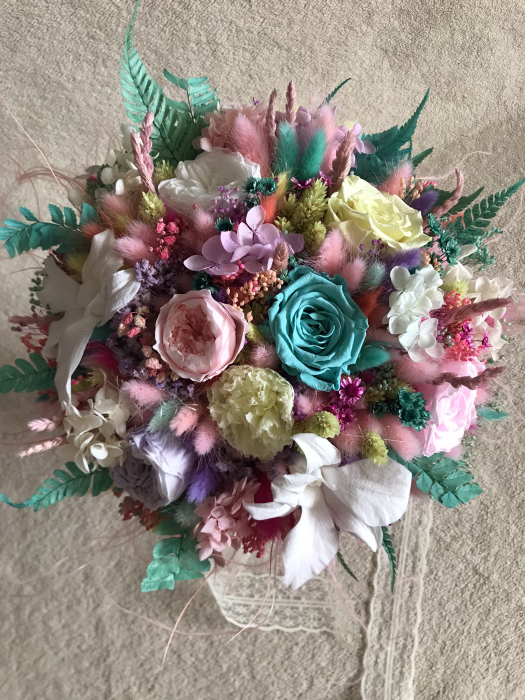 Pachet nunta (Lumanari nunta si buchet flori mireasa) [9]