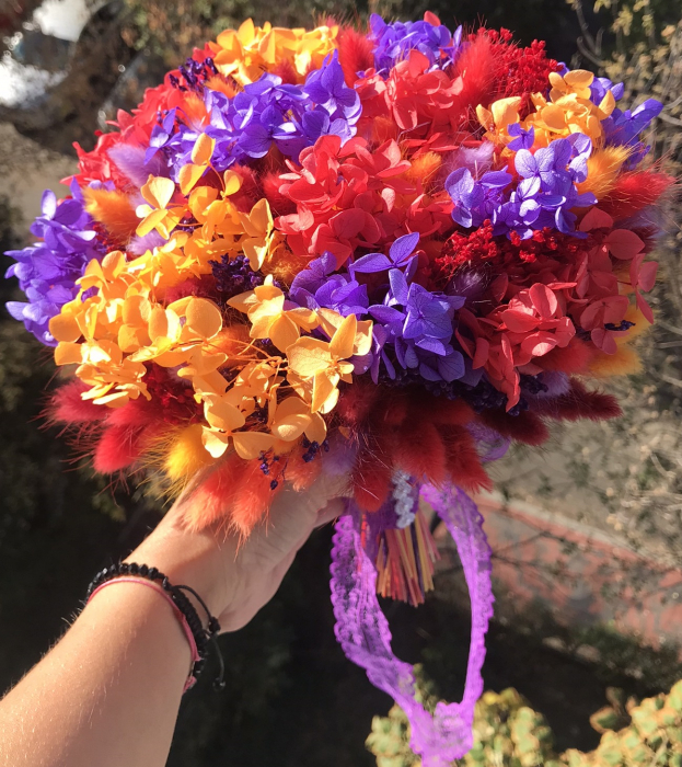 Buchet flori multicolor [2]