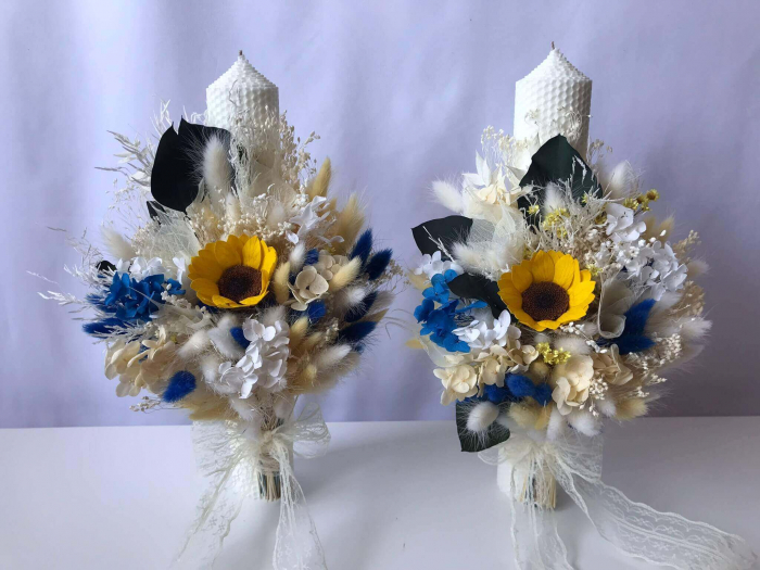 Pachet lumanari nunta + Buchet mireasa [2]