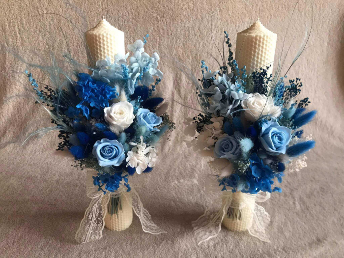 Pachet lumanari nunta + Buchet mireasa [2]