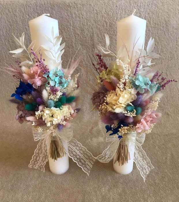 Pachet lumanari nunta + Buchet mireasa [2]