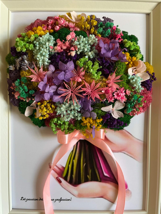Tablou cu licheni buchet [2]