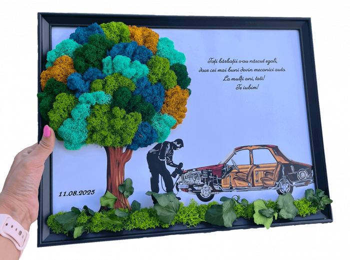 Tablou cu licheni mecanic auto [1]