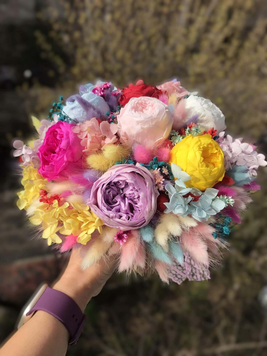 Buchet bujori multicolor [4]