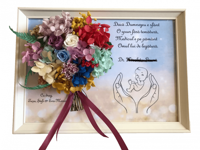 Tablou cu licheni cadru medical [1]