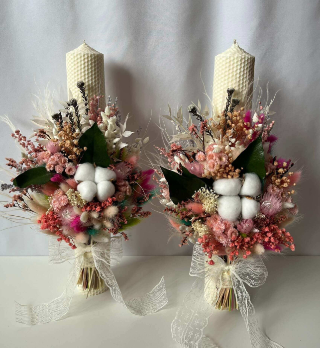 Pachet lumanari nunta + Buchet mireasa [2]