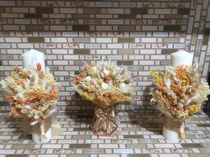 Pachet lumanari nunta + Buchet mireasa [2]