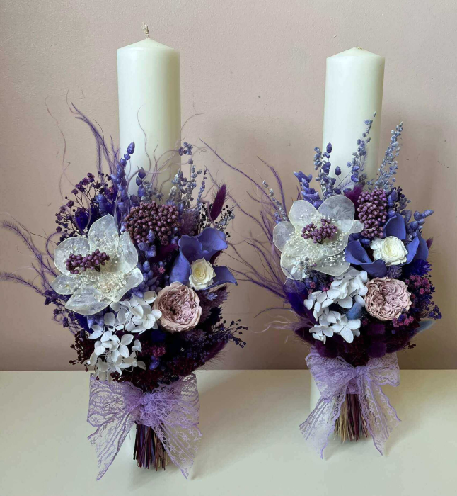 Pachet lumanari nunta + Buchet mireasa [3]