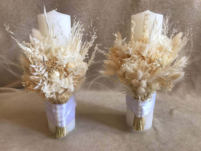 Pachet lumanari nunta + Buchet mireasa [4]