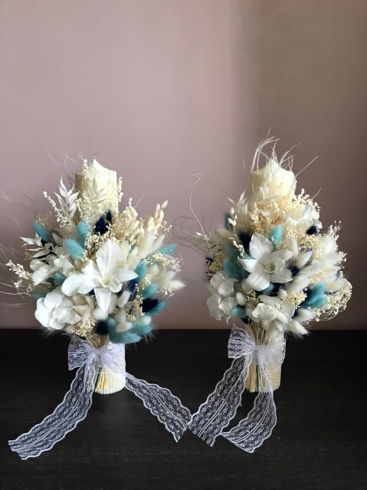 Pachet lumanari nunta + Buchet mireasa [5]