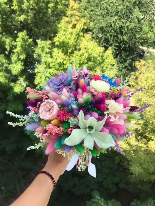 Buchet flori cu orhidee [3]