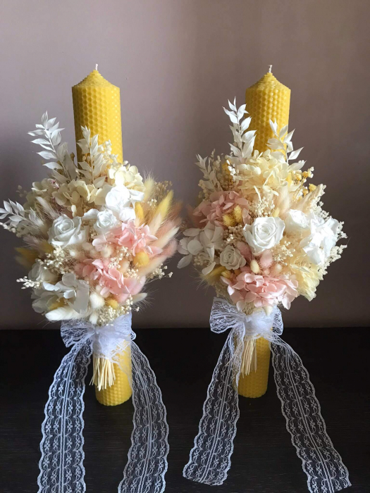 Lumanari nunta si buchet flori mireasa [5]