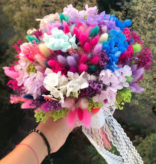 Buchet flori uscate multicolor [2]